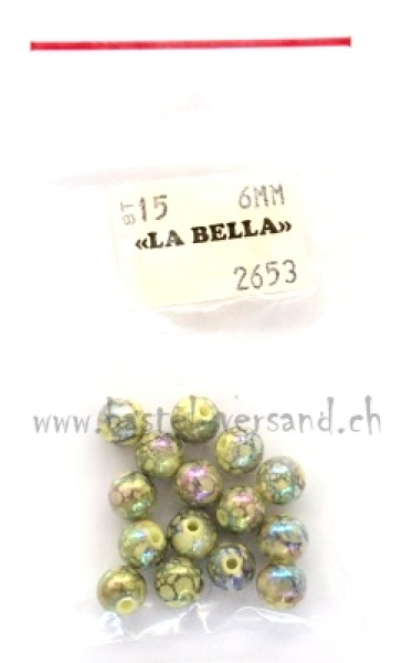 Barockperle 6mm grün