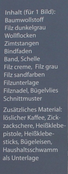 Bastelpackung Winterbild (Filzdekoration)