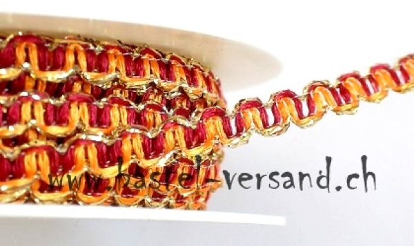 Borte 6mm orange-rot