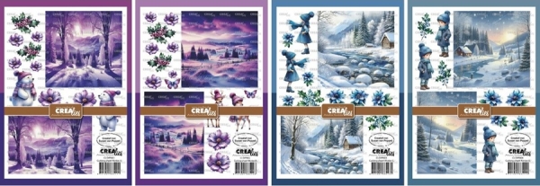 Schnittbogen Winterlandschaften