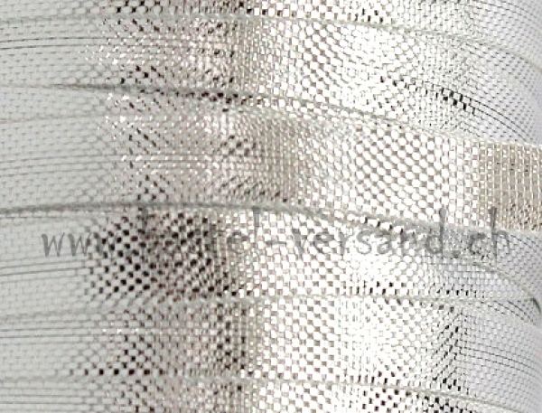 Dekoband 7mm silber