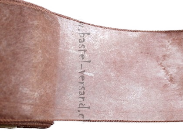 Dekoband 9cm braun