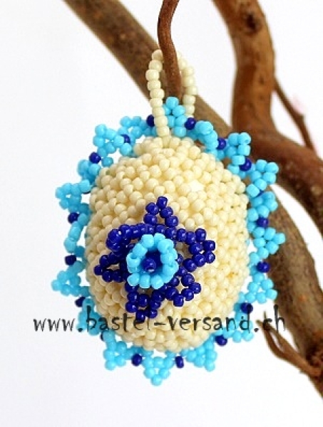 Ei 6cm mit Narzisse ecru