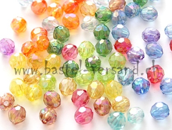 Facettenperle 8mm assortiert