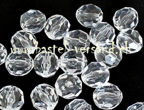 Facettenperle (Schliffperle) transparent 16mm