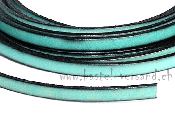 Flachleder 5mm türkis