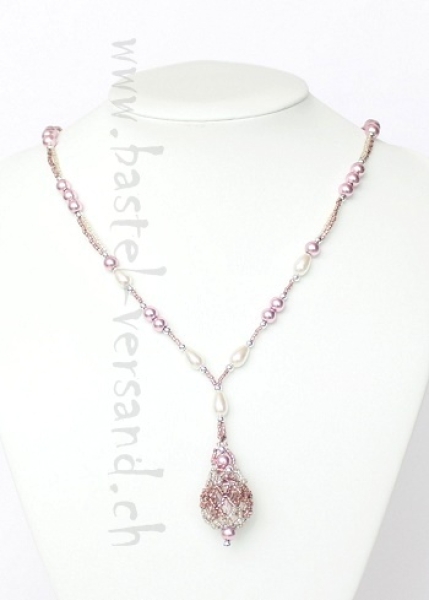 Halskette (157) flieder