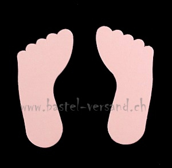 Babyfüsschen rosa (Paar)