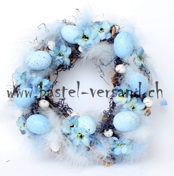 Osterkranz blau