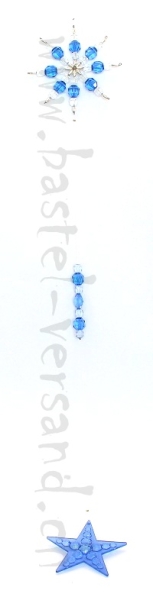 Girlande Sterne blau