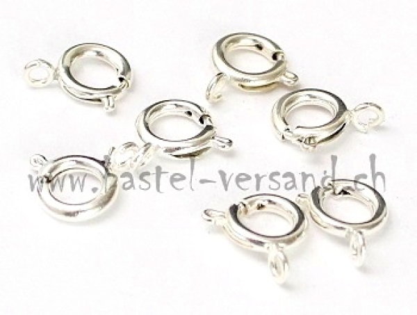 Federring 9mm silberfarbig