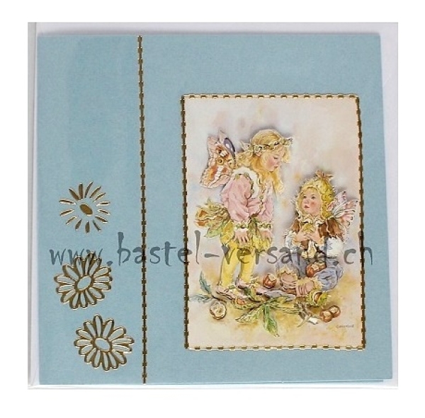 Karte "2 Elfenkinder"