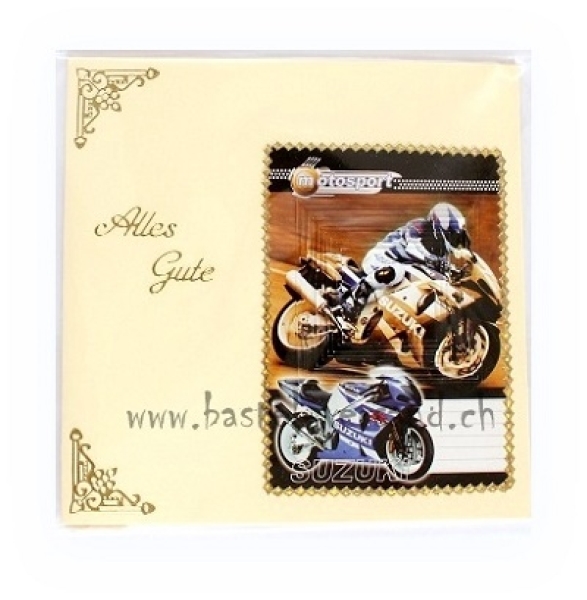 Karte "Suzuki"  Alles Gute