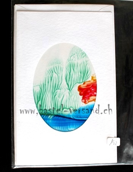 Karte "am Wasser grün"