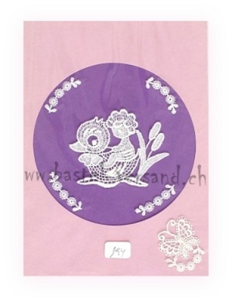 Karte "Baby auf Ente"