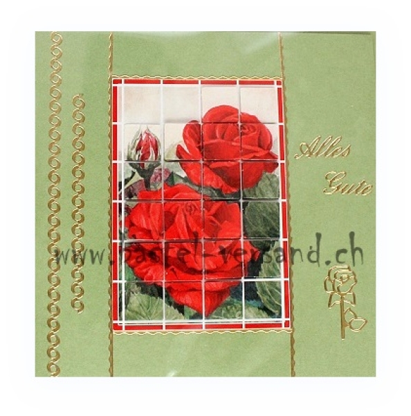 Karte "Rosen" Alles Gute