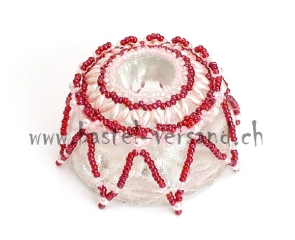 Kerzenmanschette rot