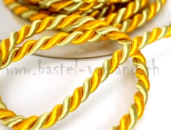 Kordel 6mm gelb