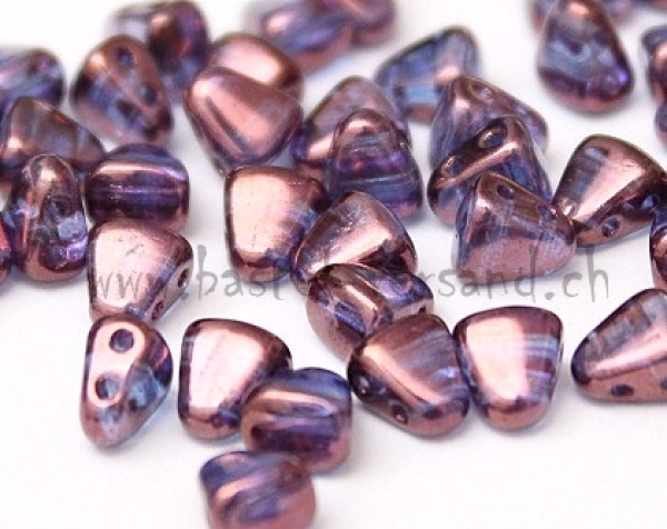 NIB-BIT 6x5mm luster transparent amethyst