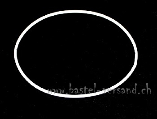 Metallring oval 13,5 x 10,5cm