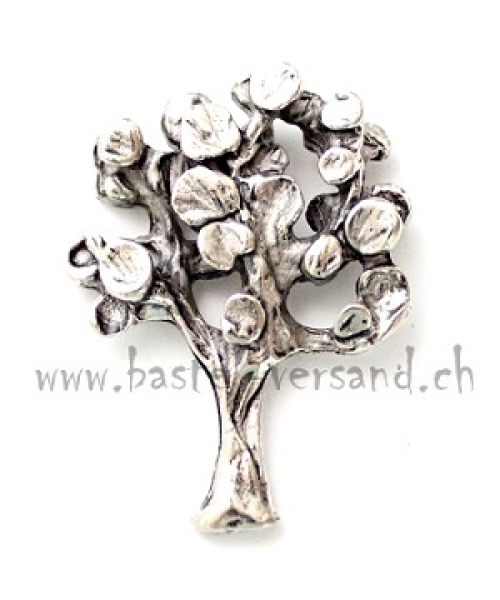 Metallteil Baum silberfarbig