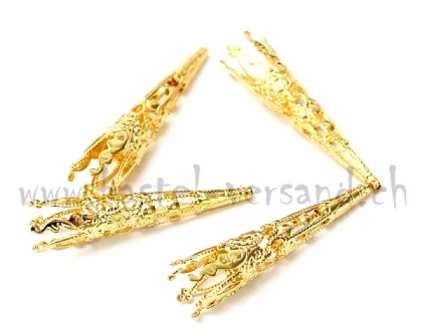 Metalltüte 4cm gold