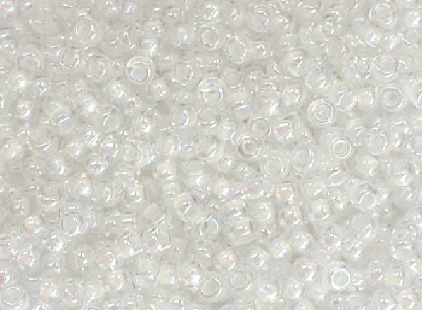 Miyuki Rocailles-Perlen 2,5 inside white rainbow