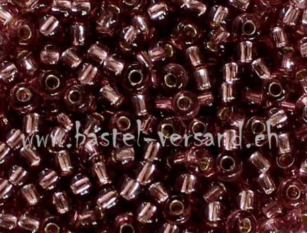 Miyuki Rocailles-Perlen 2,5 silverlined light amethyst