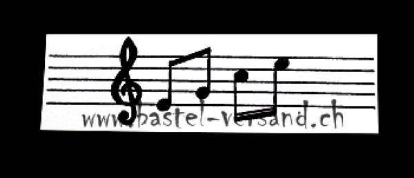 Notenblatt schwarz
