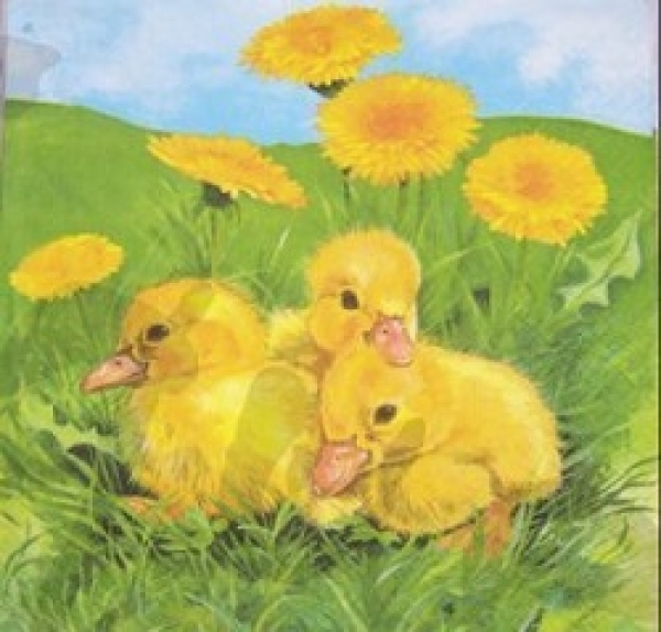 Serviette entenküken