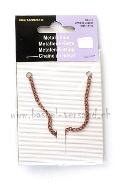 Panzerkette kupfer 4mm