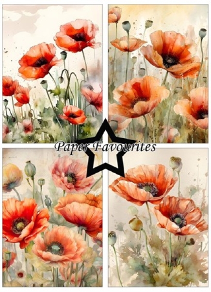 Paper Favourites Poppy