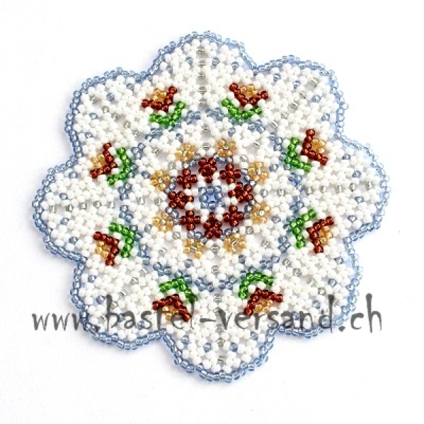 Perlendeckeli 10cm Blume