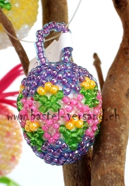 Perlenei 3cm violett