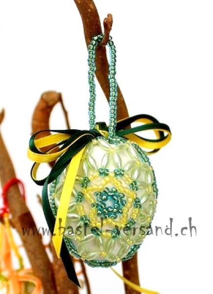 Perlenei 5cm zartgrün