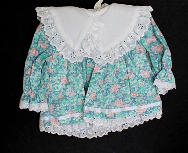 Puppenkleid grün für 40cm Puppe