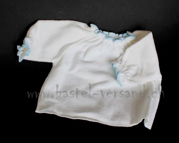 Puppenpullover für 60cm Puppe weiss