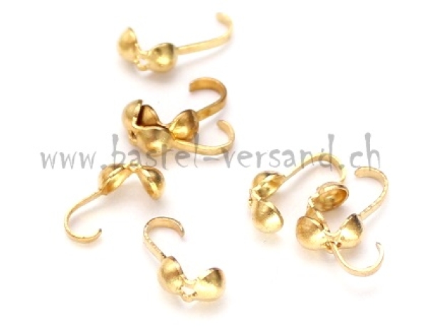 Quetschkalotte 3mm goldfarbig
