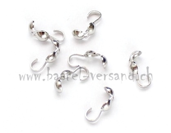 Quetschkalotte 3mm silberfarbig