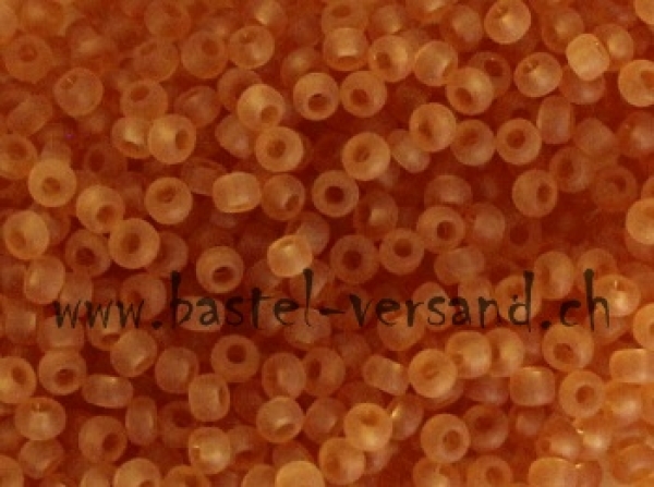 Rocailles-Perlen 9/0 gefrostet ocker 30155