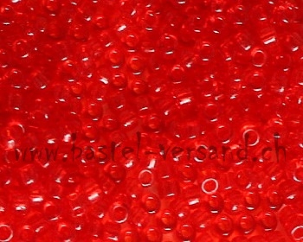 Rocailles-Perlen 9/0 rot 1020