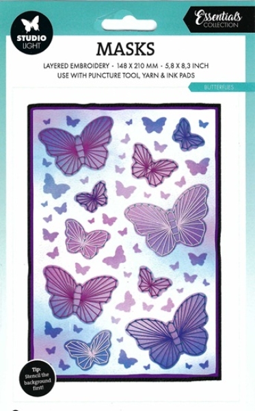 Studio Light Essentials Puncture Tool Mask Butterflies