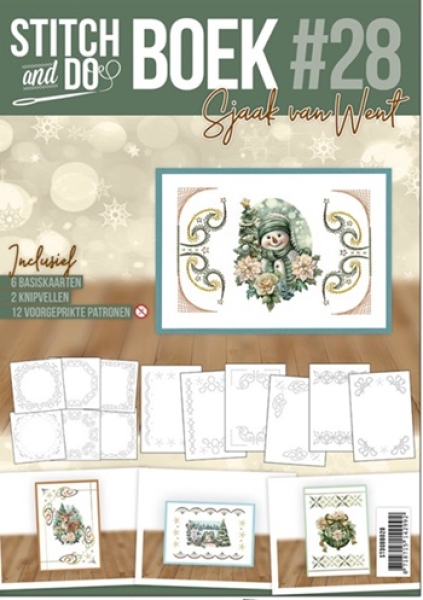 3D Schnittbogenbuch zum sticken - Stitch and Do Boek 28