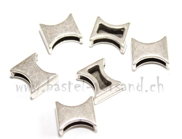 Metallschlaufteil "Welle" ca. 13 x 12mm