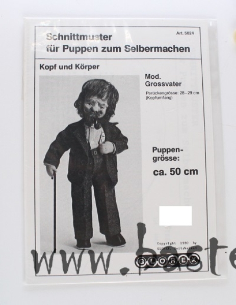 Schnittmuster für Puppen zum Selbermachen Grossvater