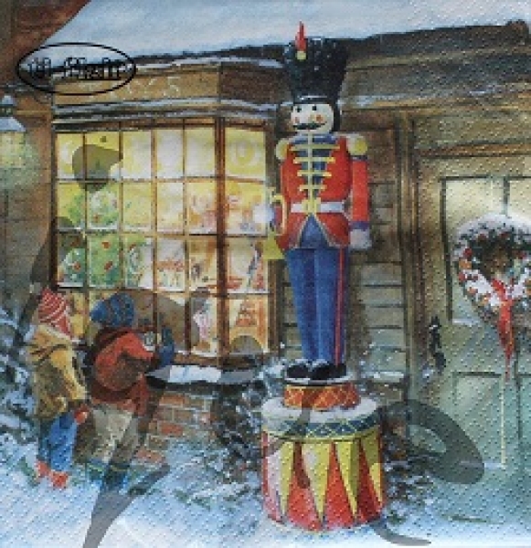 Serviette toyshop & nutcracker