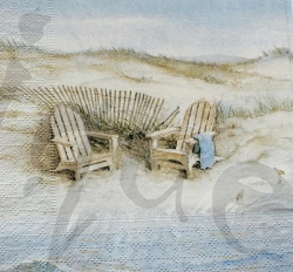 Serviette in den dünen