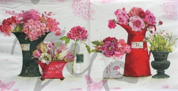 Serviette blumensträusse