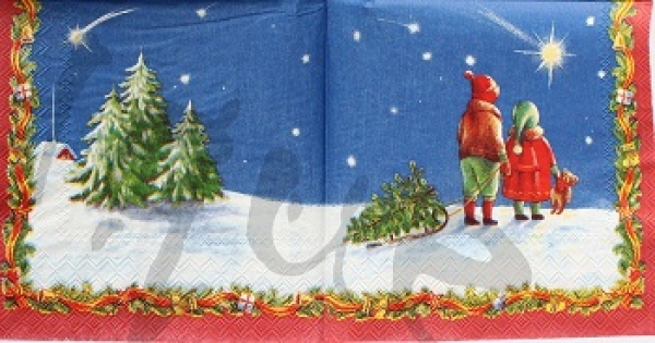 Serviette sternschnuppe