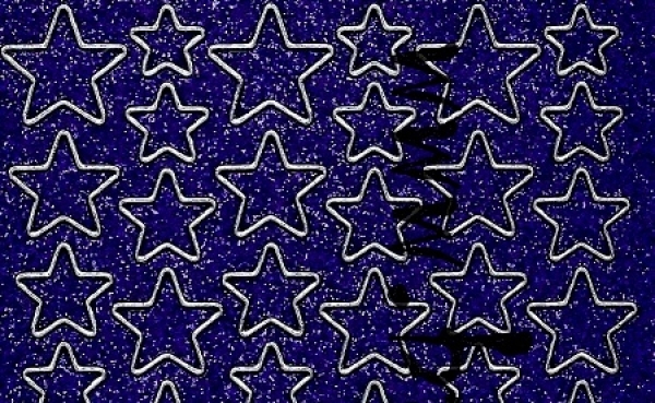 Sticker Glitter Sterne (7078) violett
